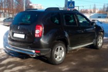 Renault Duster 2008–2017 гг. Задняя дуга прямая (нержавейка) фото 5