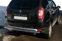 Dacia Duster 2008-2018 гг. Задняя дуга прямая (нержавейка) фото 1