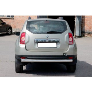Задняя дуга прямая (нержавейка) Dacia Duster 2008-2018 гг. фото 3