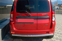 Renault Logan MCV 2005-2013 гг. Задняя дуга (нержавейка) фото 1