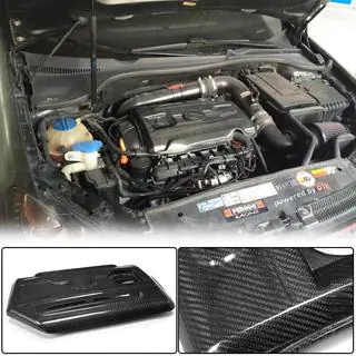 Крышка двигателя (для GTI HB 2010-2013, Карбон) фото 1