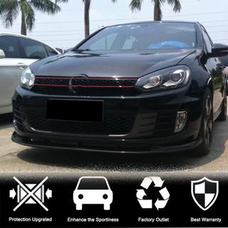 Передний Бампер Лип V2 для GTI HB 2010-2013 Карбон фото 2