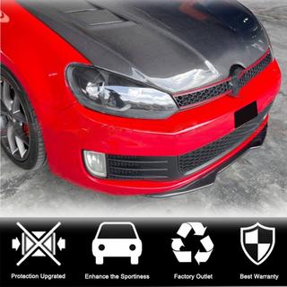 Передний бампер Лип V4 для GTI HB 2010-2013 Карбон фото 2