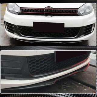 Передний бампер Лип V4 для GTI HB 2010-2013 Карбон фото 4