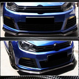 Передний бампер Лип V1 для R HB 2010-2013, Карбон Volkswagen Golf 6 2008-2014 гг. фото 3