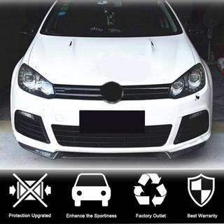 Накладка на передний бампер Lip V3 (для R HB 2010-2013, Карбон) Volkswagen Golf 6 2008-2014 гг. фото 2