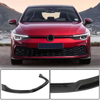 Накладка на передний бампер Lip (для GTI HB, Сухой карбон) фото 1