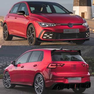 Полный комплект карбонового обвеса (для GTI & R EU HB 2019-2024), Карбон фото 2