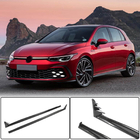Volkswagen Golf 8 2019- гг. Боковые Пороги (для GTI / R-Line HB, Карбон) фото 1