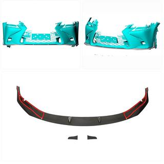 Накладка на передний бампер Lip (для GS F 2015-2020, Карбон) Lexus GS 2011-2020 гг. фото 2