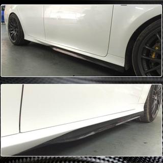 Боковые Пороги (для 2011-2015, Карбон) Lexus GS 2011-2020 гг. фото 4