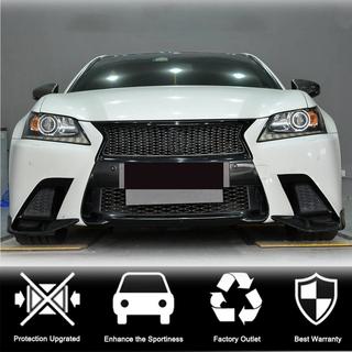Карбоновые Накладки на Передний Бампер (для F-Sport 2011-2015) Lexus GS 2011-2020 гг. фото 3