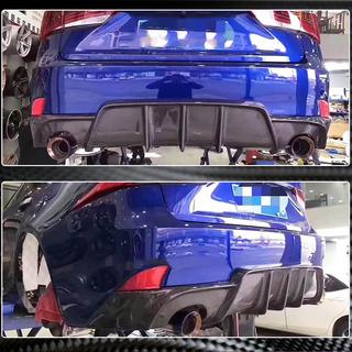 Диффузор заднего бампера V1 для Base/F-Sport 2013-2016, Карбон Lexus IS 2013- гг. фото 3