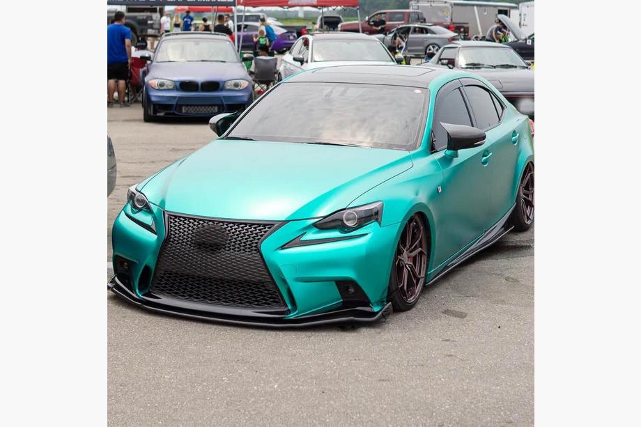 Lexus IS 2013- гг. Боковые пороги (для Base/F-Sport 2013-2020, Карбон) Image