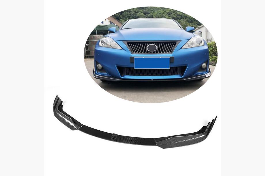 Lexus IS 2005-2013 гг. Накладка на передний бампер Lip (для Base 2011-2013, Карбон) Image