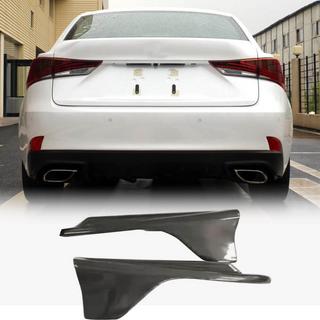 Накладка Flap на задний бампер (для F-Sport Base 2016-2020, Карбон) Lexus IS 2013- гг. фото 1
