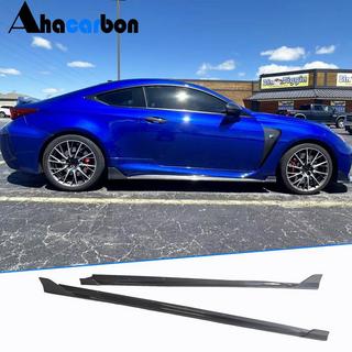 Боковые пороги (для RC F 2014-2018, Карбон) Lexus RC 200t 2014- гг. фото 1