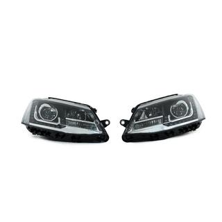 Передние фары LED с ДХО (2 шт) Volkswagen Jetta 2011-2018 гг. фото 2