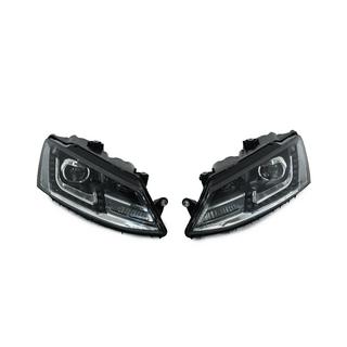 Передние фары LED с ДХО (2 шт) Volkswagen Jetta 2011-2018 гг. фото 3