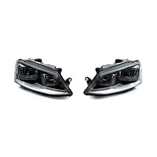 Передние Фары U-Type (2 шт) Volkswagen Jetta 2011-2018 гг. фото 1