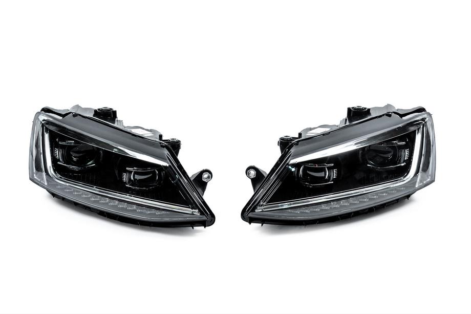 Volkswagen Jetta 2011-2018 гг. Передние фары Full LED (без блоков управления, 2 шт.) Фото 1