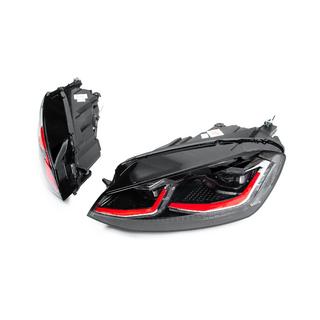Передние фары Red (2012-2017, 2 шт) Volkswagen Golf 7/E-Golf 2012-2020 гг. фото 2