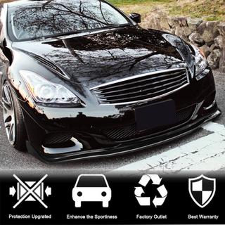 Накладка на передний бампер Lip (для G37 Coupe 2009-2013, Карбон) Infiniti G25/G35/37 (V36/CV36) 2006-2015 гг. фото 2