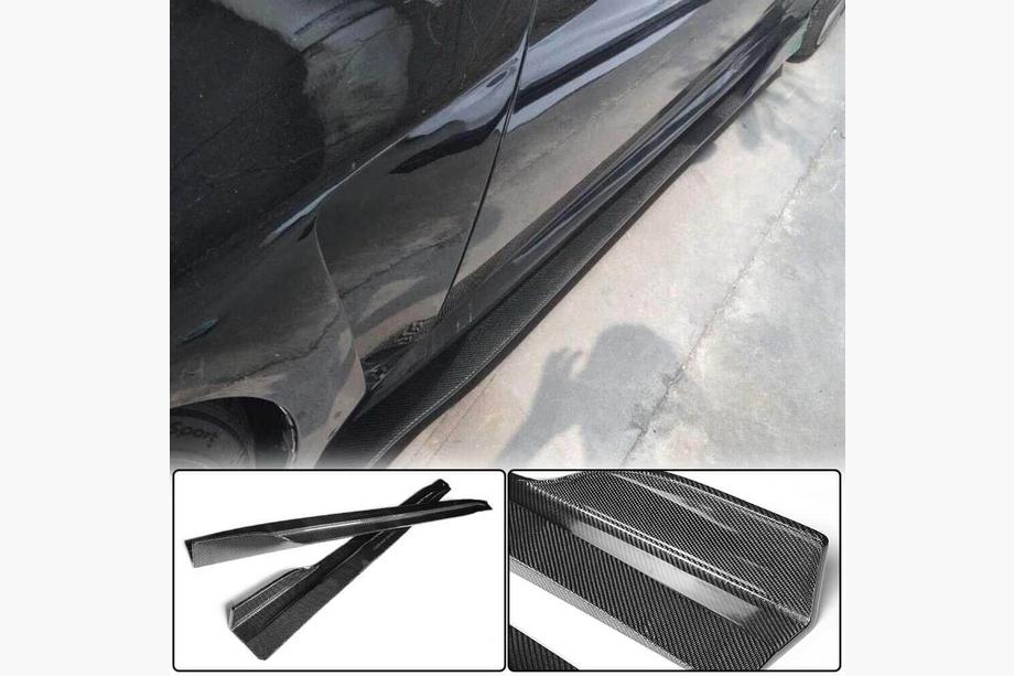 Infiniti G25/G35/37 (V36/CV36) 2006-2015 гг. Боковые Пороги для G37 Coupe 2009-2013 Карбон Фото 1
