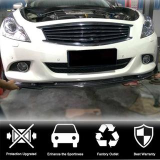 Накладка на передний бампер Lip (для G37 SD 2009-2013, Карбон) Infiniti G25/G35/37 (V36/CV36) 2006-2015 гг. фото 2