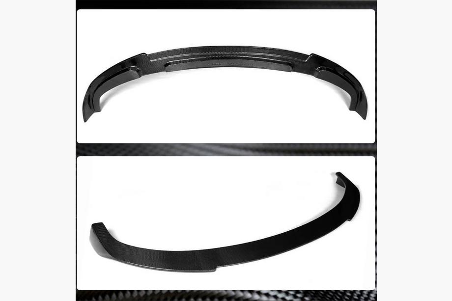Infiniti G25/G35/37 (V36/CV36) 2006-2015 гг. Накладка на передний бампер Lip (для G37 SD 2009-2013, Карбон) Фото 4