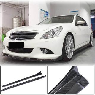 Боковые пороги (для G37 SD 2009-2013, Карбон) Infiniti G25/G35/37 (V36/CV36) 2006-2015 гг. фото 1