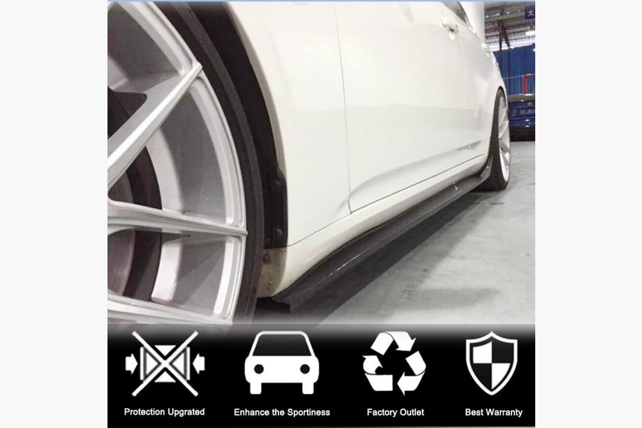 Infiniti G25/G35/37 (V36/CV36) 2006-2015 гг. Боковые пороги (для G37 SD 2009-2013, Карбон) Фото 2
