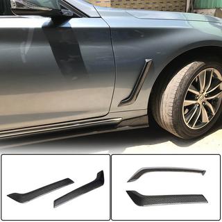 Карбоновые накладки на передние крылья (для Q50 Base/Sport 2014-2020) Infiniti Q50/Q60 2013-2024 гг. фото 1