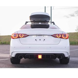 Диффузор заднего бампера V1 (для Q50 Base/Sport 2018-2023) Infiniti Q50/Q60 2013-2024 гг. фото 2