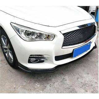 Передний Бампер Лип V1 для Q50 Base 2014-2017 Карбон Infiniti Q50/Q60 2013-2024 гг. фото 3