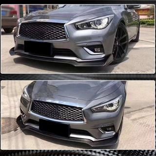 Передний бампер Лип V1 для Q50 Base 2018-2023 Карбон Infiniti Q50/Q60 2013-2024 гг. фото 4
