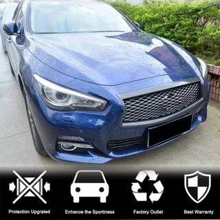 Окантовка решетки радиатора (для Q50 Base/Sport 2014-2017, Карбон) фото 2