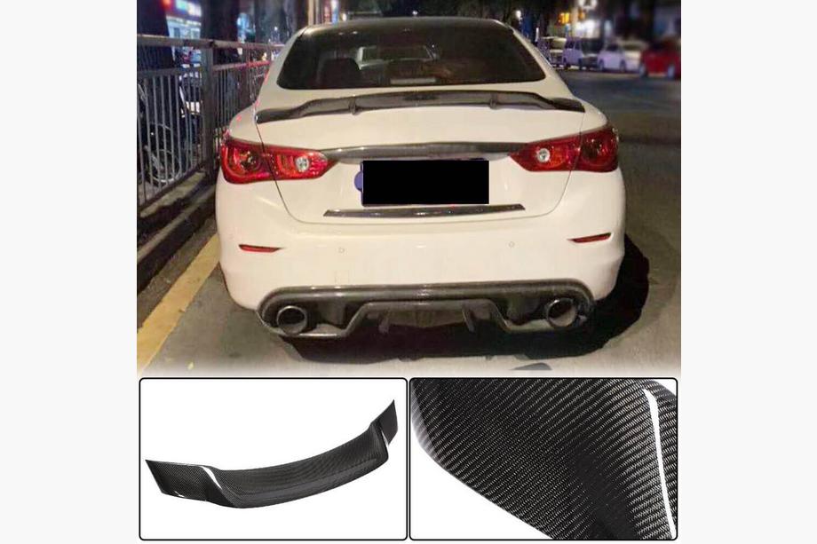 Infiniti Q50/Q60 2013-2024 гг. Спойлер V1 (для Q50, Карбон) Image