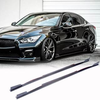 Боковые пороги V1 (для Q50, Карбон) Infiniti Q50/Q60 2013-2024 гг. фото 1