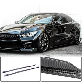Боковые пороги V1 (для Q50, Карбон) Infiniti Q50/Q60 2013-2024 гг. фото 2