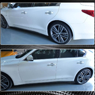Infiniti Q50/Q60 2013-2024 гг. Боковые Пороги V2 (для Q50, Карбон) фото 3