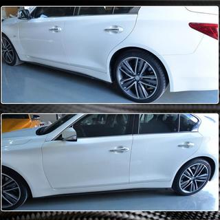 Боковые Пороги V2 (для Q50, Карбон) Infiniti Q50/Q60 2013-2024 гг. фото 3