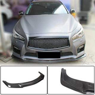 Передний Лип-спойлер V1 для Q50 Sport 2014-2017 Карбон Infiniti Q50/Q60 2013-2024 гг. фото 1