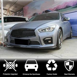 Передний Лип-спойлер V1 для Q50 Sport 2014-2017 Карбон Infiniti Q50/Q60 2013-2024 гг. фото 2