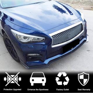 Передний бампер Лип V2 для Q50 Sport 2014-2017 Карбон Infiniti Q50/Q60 2013-2024 гг. фото 2