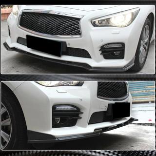 Передний бампер Лип V2 для Q50 Sport 2014-2017 Карбон Infiniti Q50/Q60 2013-2024 гг. фото 4