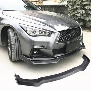 Передний Бампер Лип V2 для Q50 Sport 2018-2022 Карбон Infiniti Q50/Q60 2013-2024 гг. фото 1