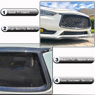 Infiniti Q50/Q60 2013-2024 гг. Окантовка решетки радиатора (для Q60 2016-2022, Карбон) фото 3