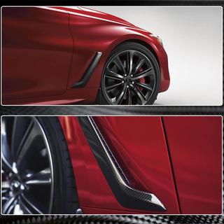 Карбоновые накладки на передние крылья (для Q60 2016-2022) Infiniti Q50/Q60 2013-2024 гг. фото 3