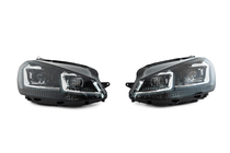 Volkswagen Golf 7/E-Golf 2012-2020 гг. Передние фары с модулями Silver FullLed Style (2012-2017, комплект 2 шт.) фото 2